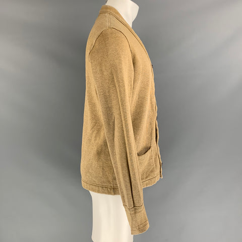 POLO by RALPH LAUREN Size M Tan Cotton / Polyester Buttoned Cardigan