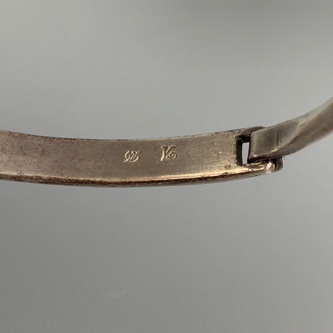 WERKSTATT:MUNCHEN Sterling Silver Closure Tag Tool Traces Bracelet