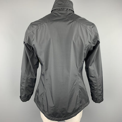 PATAGONIA Size L Black Nylon Windbreaker Jacket