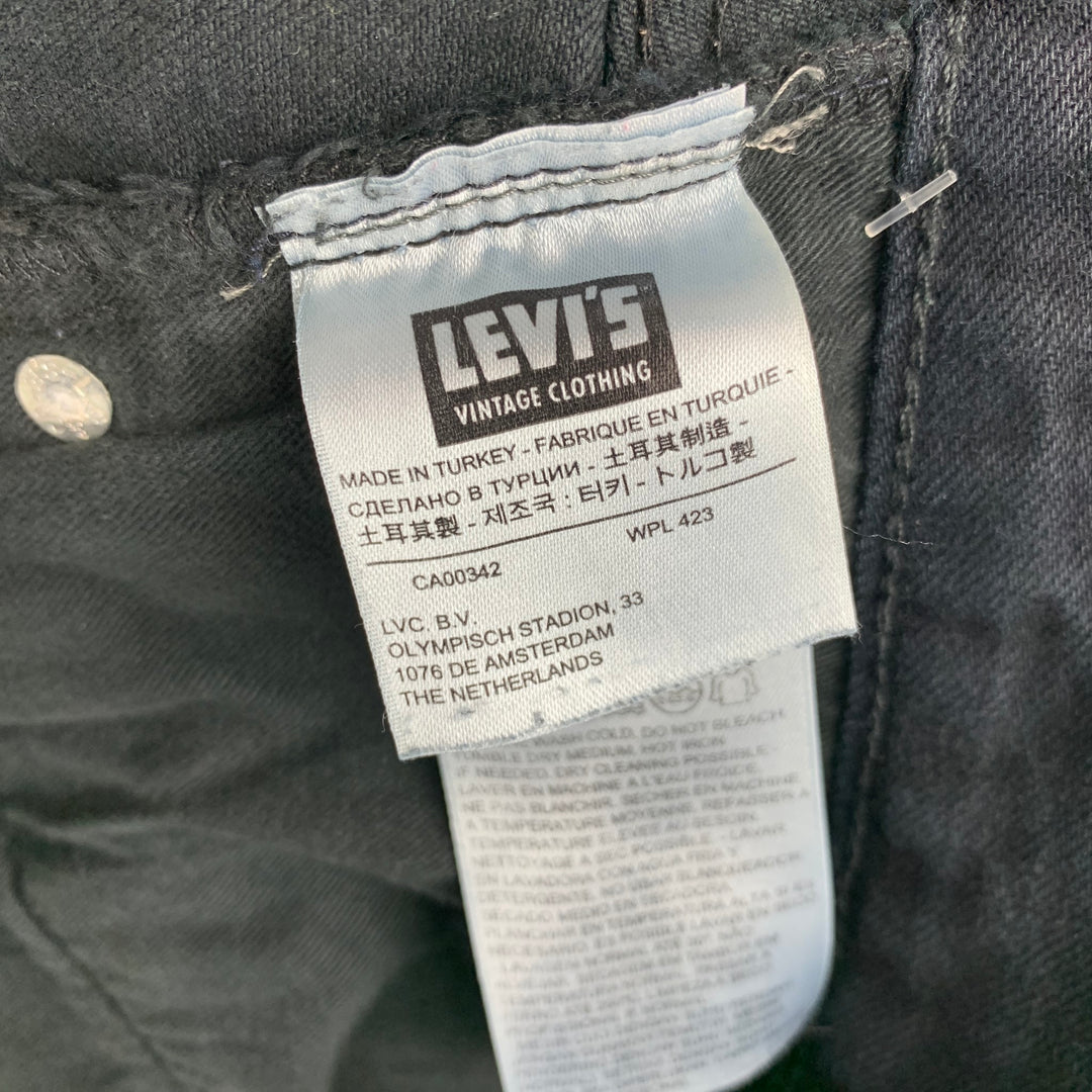 LEVI'S Size 34 Navy Straight cut Denim Jeans