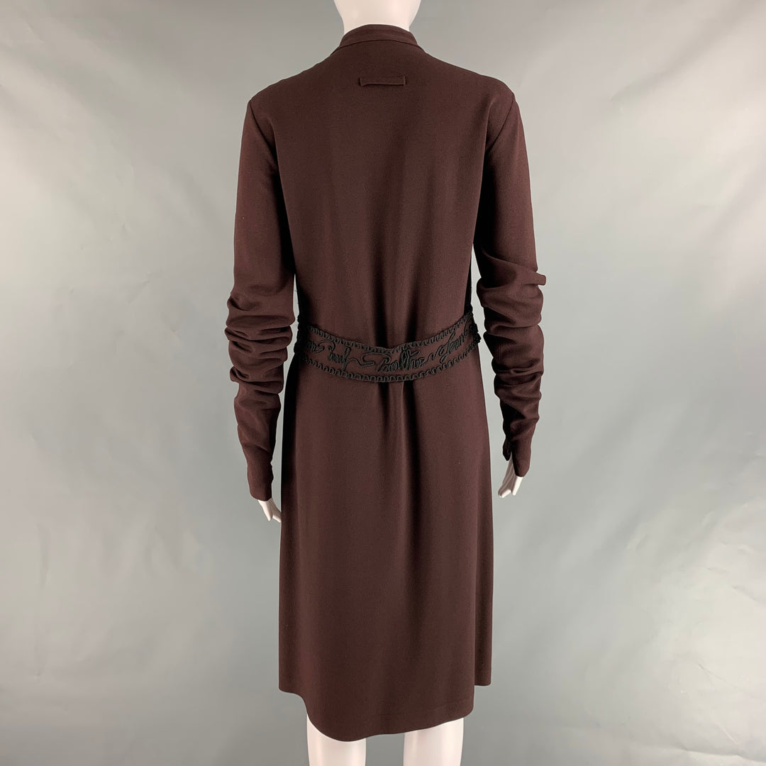 JEAN PAUL GAULTIER VINTAGE Size 8 Brown Black Polyester Blend Dress