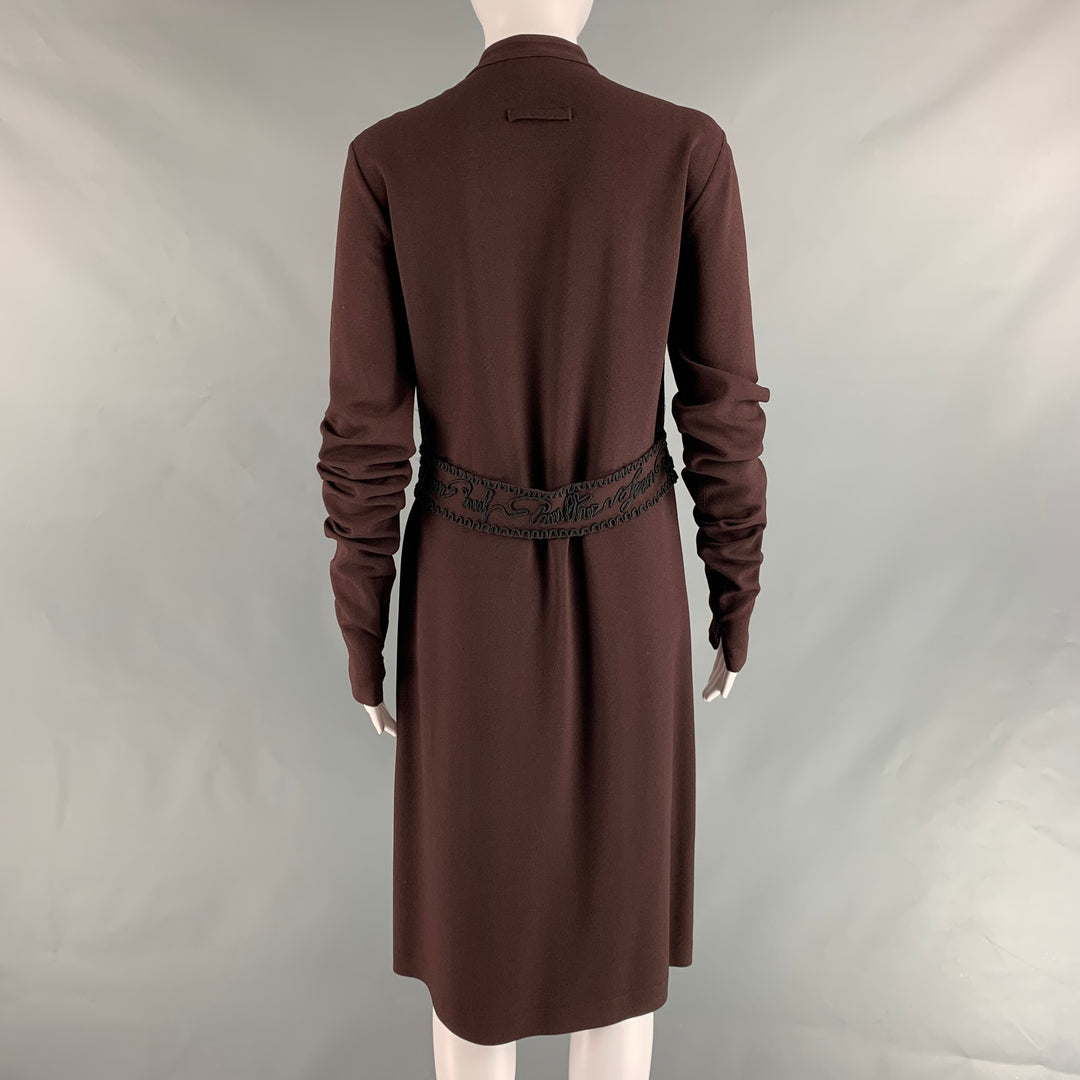jean paul gaultier brown dress JEAN PAUL GAULTIER VINTAGE Size 8 Brown Black Polyester Blend Dress – Sui  Generis Designer Consignment