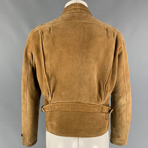 LEVI'S VINTAGE CLOTHING Size M Tan Suede Zip Up Jacket