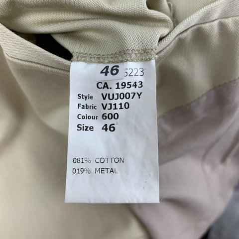 VIKTOR & ROLF Size 36 Beige Applique Cotton Metal Sport Coat