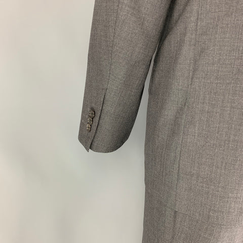 TOM FORD Size 48 Dark Gray Wool Notch Lapel Suit