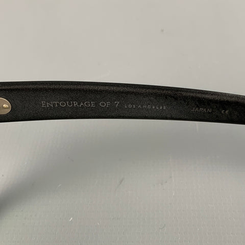 ENTOURAGE OF 7 Black Clear Acetate Eyewear