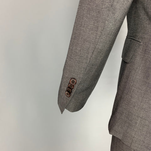 SUITSUPPLY Size XS Grey Glenplaid Wool Notch Lapel Suit