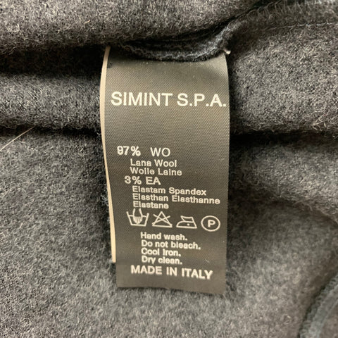 GIORGIO ARMANI Size L Gray Wool Mock Neck Sweater