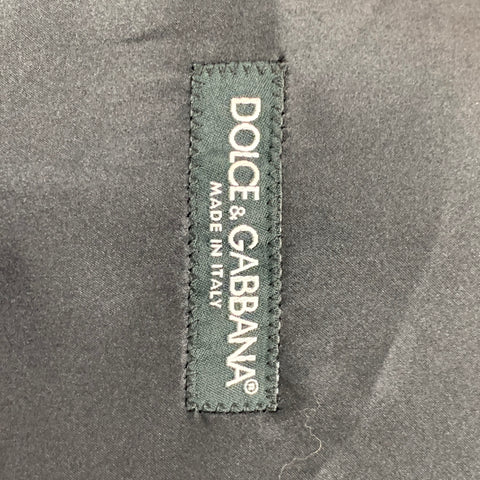 DOLCE & GABBANA Sicilia Size 44 Regular Red Jacquard Polyester Notch Lapel 3 Piece Suit