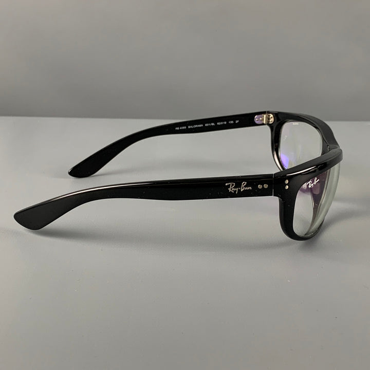 Gafas y gafas de sol de acetato negro RAY-BAN