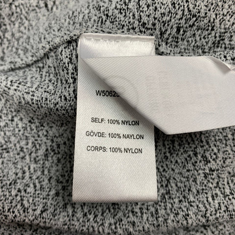 OPENING CEREMONY Size L Black & White Nylon Open Back Pullover