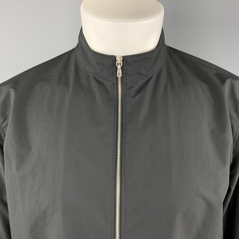 RAG & BONE Size M Black High Collar Full Zip Jacket