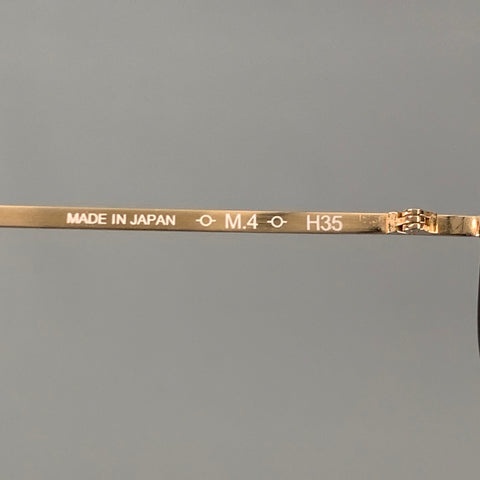 ANNE ET VALENTIN Gold Black Two Tone Titanium Frames