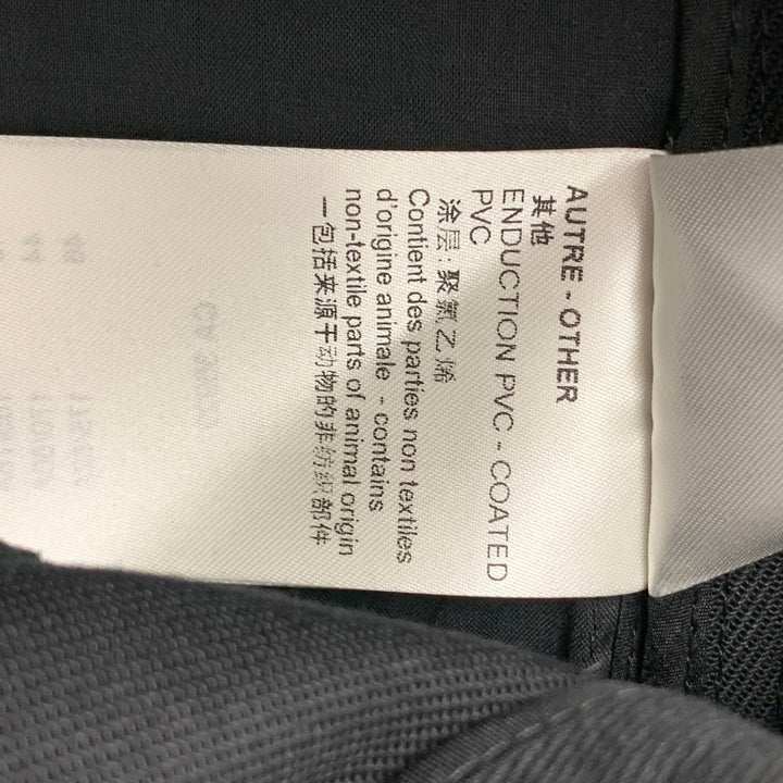 LOUIS VUITTON Size 2 Black Cotton Polyester Bermuda Dress Pants