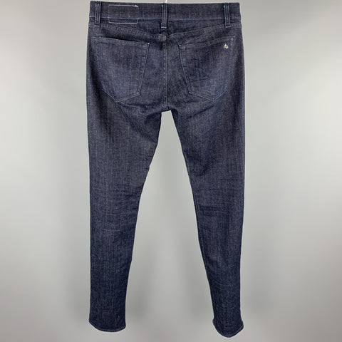 RAG & BONE Size 30 Indigo Denim Button Fly Jeans