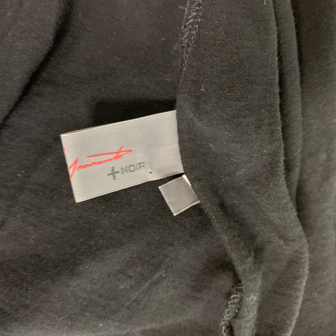 YOHJI YAMAMOTO Size S Black Solid Casual Top