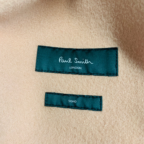 PAUL SMITH Taille 44 Manteau de sport à revers cranté en laine et cachemire rose