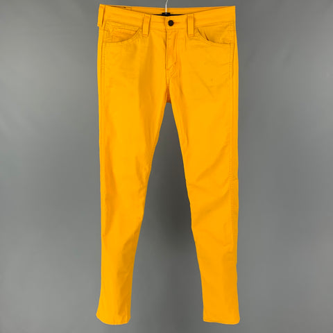 LEVI'S Size 30 Yellow Cotton Slim Jeans