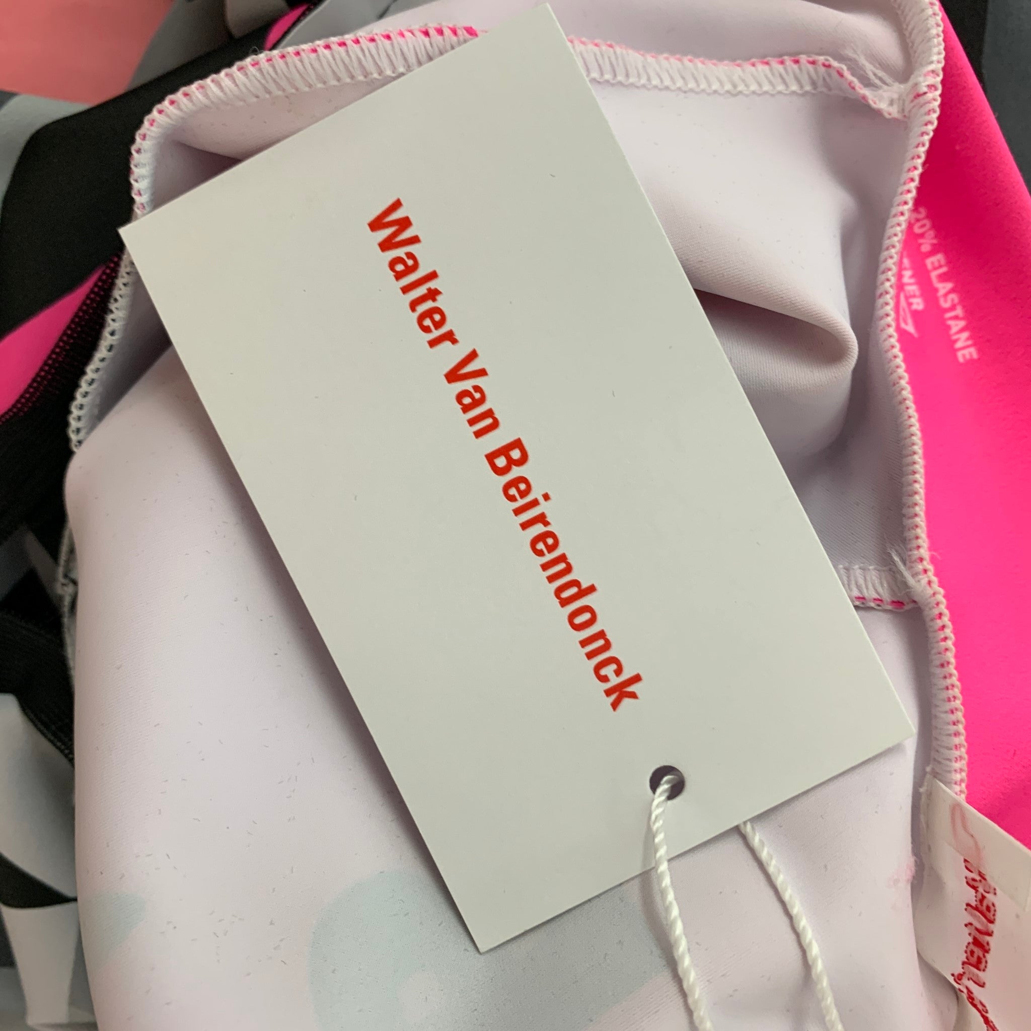 WALTER VAN BEIRENDONCK FW19 Size M Black Pink Monster Graphic