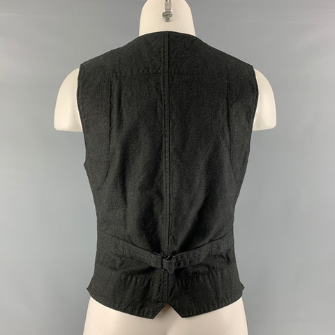 RRL by RALPH LAUREN Size 2 Indigo Cotton Pinstripe Vest