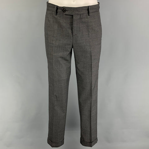 BRUNELLO CUCINELLI Size 38 Grey Wool Vest Suit