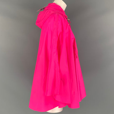 KATE SPADE Capa con capucha lisa de poliamida rosa talla única
