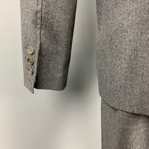 CoSTUME NATIONAL Size 38 R Dark Gray Wool Peak Lapel Suit
