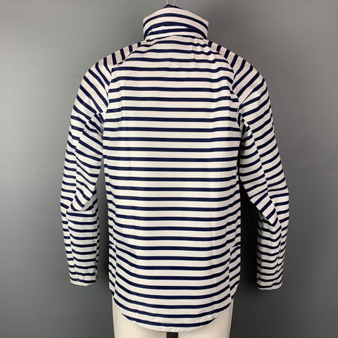 POLO by RALPH LAUREN Size S Navy & White Stripe Polyester Nautical Jacket