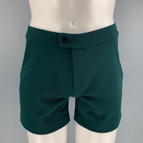 RON DORFF Taille S Short Vert Polyester / Elasthanne Ceinture Elastique