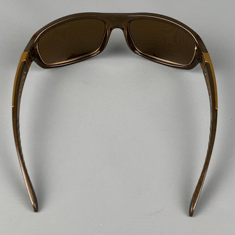LOUIS VUITTON Brown Gold Acetate Sunglasses & Eyewear
