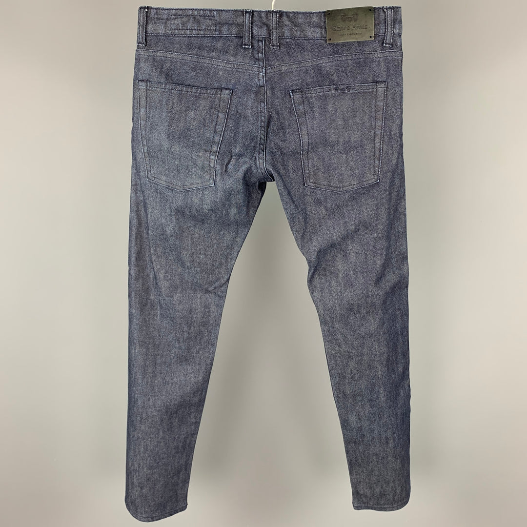 ENTRE AMIS Size 31 Indigo Denim Zip Fly Jeans