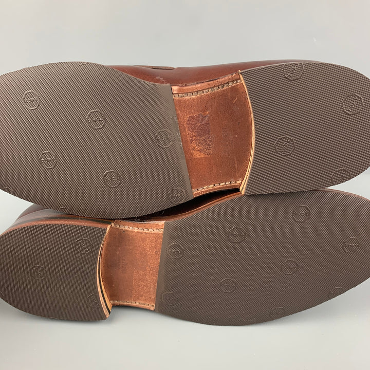 ALDEN Bootmaker Edition Size 7 Brown Leather Tassels Loafers