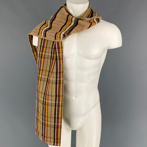 NIGEL CABOURN Écharpe à carreaux multicolore