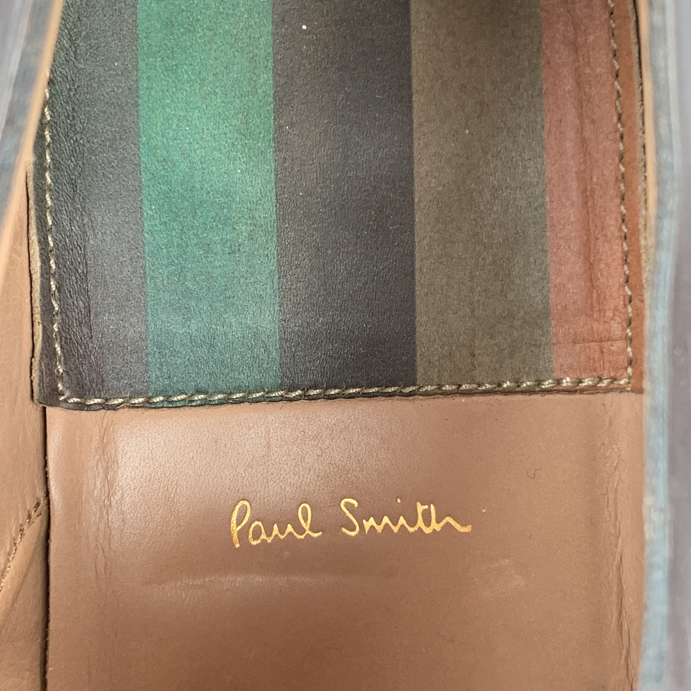 PAUL SMITH Size 9 Solid Brown Leather Lace Up Shoes