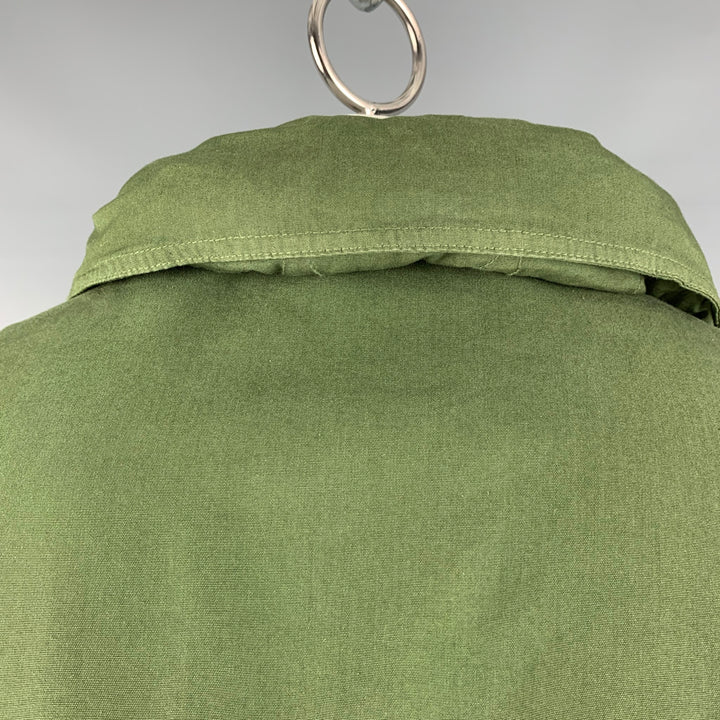 J.CREW Size L Green Cotton Military Jacket