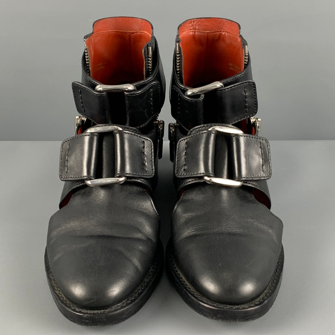3.1 PHILLIP LIM Size 8 Black Cut Out Boots