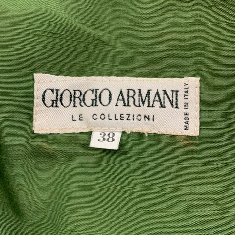 GIORGIO ARMANI Size 38 Beige Polyester Nylon Bomber Jacket