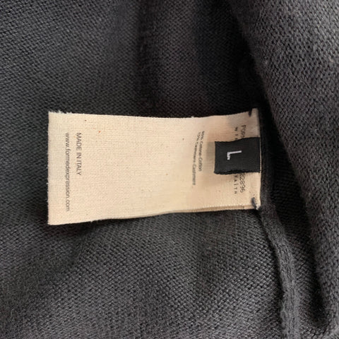 FORME 3'3204322896 Jersey de manga larga en mezcla de viscosa color carbón talla L