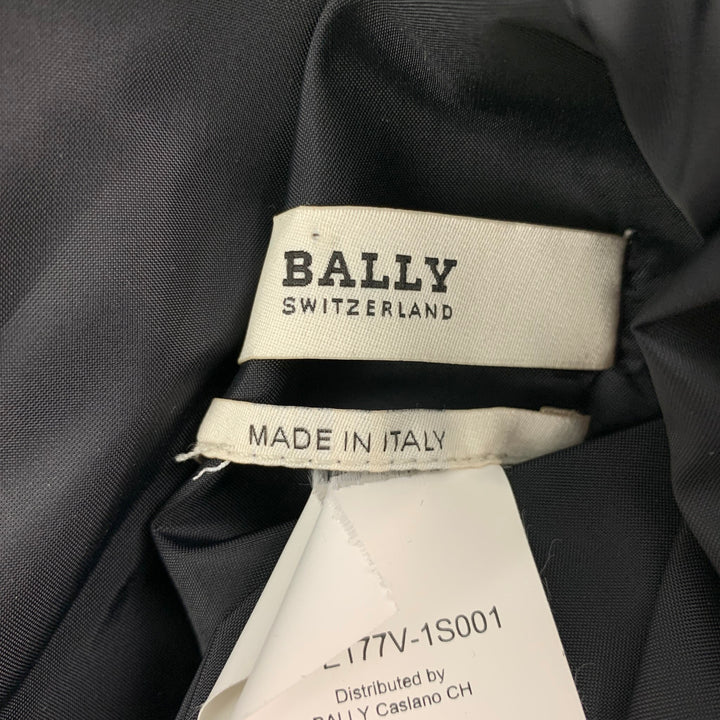 BALLY by Pablo Coppola SS 17 Size S Green White Stripe Leather 2 Piece Set