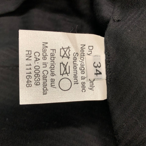 SIMON SPURR VALDEX Size 40 Regular Black Wool Notch Lapel 34 36 Tuxedo