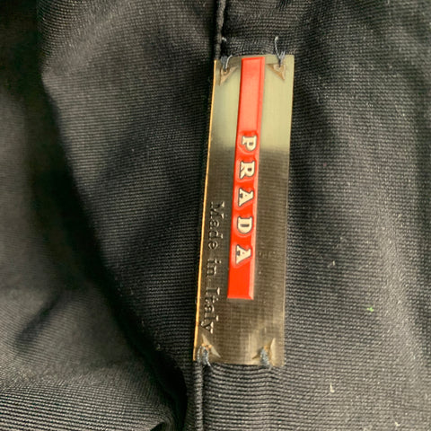 PRADA SPORT Size S Black Jersey Long Sleeve Shirt