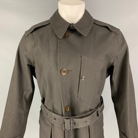 RRL par RALPH LAUREN Taille M Manteau ceinturé en coton olive