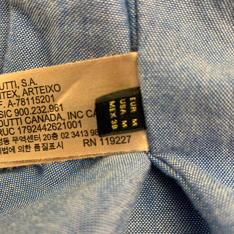 MASSIMO DUTTI Size M Tan Leather Jacket