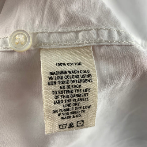 ALEX MILL Size XXL White Solid Cotton Button Down Long Sleeve Shirt