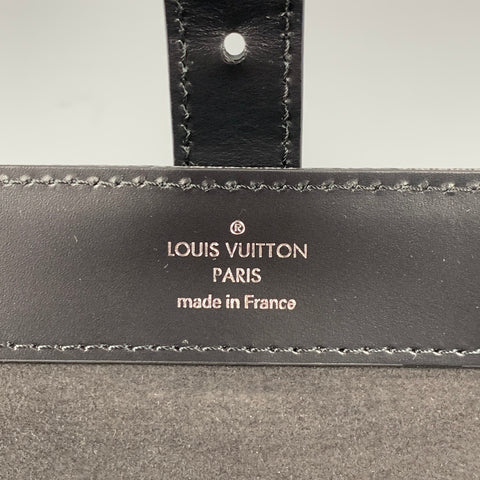 LOUIS VUITTON Black & Grey Damier Graphite Cated Canvas 3 Watch Case