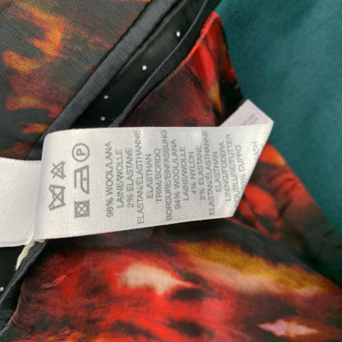 PAUL SMITH Size 42 Green Wool Notch Lapel Sport Coat