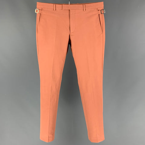GUCCI Size 32 Orange Side Tabs Casual Pants