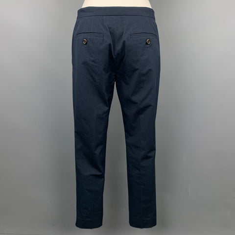 MARC JACOBS Pantalon décontracté chino en coton bleu marine taille 0