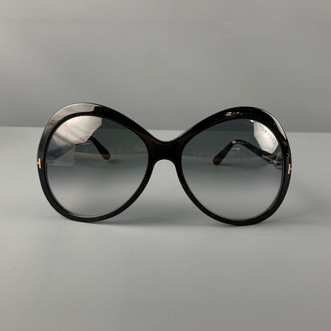 TOM FORD Black Acetate Sunglasses