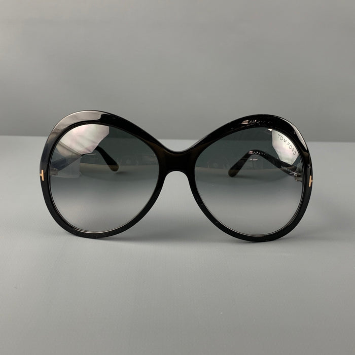 TOM FORD Black Acetate Sunglasses